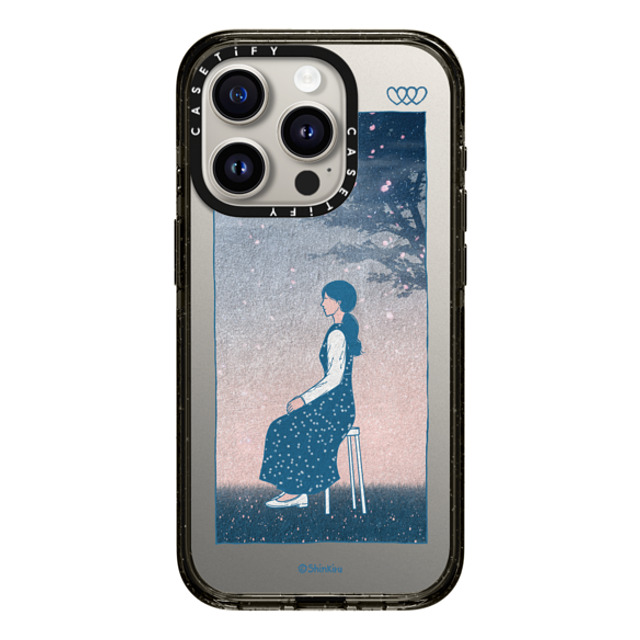 Shinkiru x CASETiFY iPhone 15 Pro ケース Cartoon,Love ブラック インパクトケース MagSafe対応 You by shinkiru Back to School Shinkiru x CASETiFY iPhone 15 Pro ケース Cartoon,Love ブラック インパクトケース MagSafe対応 You by shinkiru Back to School