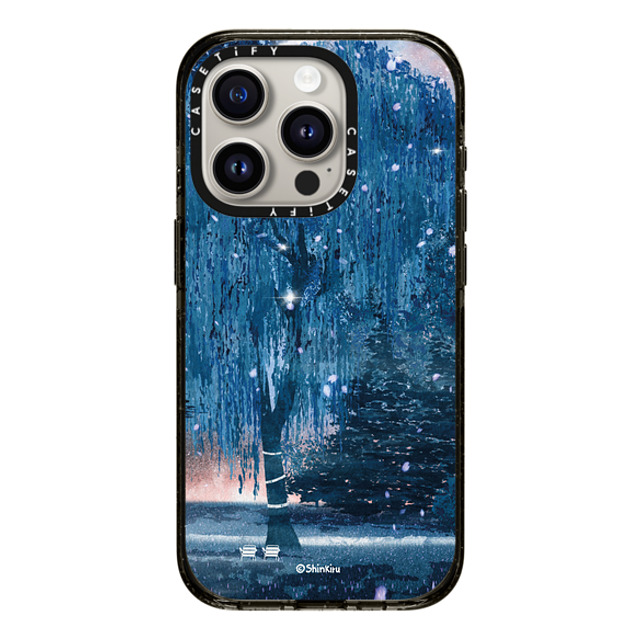 Shinkiru x CASETiFY iPhone 15 Pro ケース Cartoon,Nature ブラック インパクトケース MagSafe対応 under a tree by shinkiru Back to School Shinkiru x CASETiFY iPhone 15 Pro ケース Cartoon,Nature ブラック インパクトケース MagSafe対応 under a tree by shinkiru Back to School