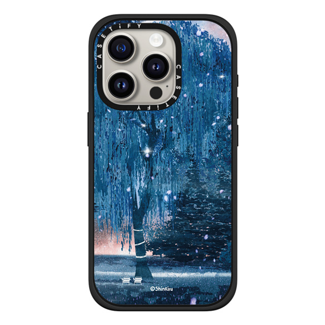 Shinkiru x CASETiFY iPhone 15 Pro Case Cartoon,Nature マットブラック インパクトケース MagSafe対応 under a tree by shinkiru Mother's Day Shinkiru x CASETiFY iPhone 15 Pro Case Cartoon,Nature マットブラック インパクトケース MagSafe対応 under a tree by shinkiru Mother's Day