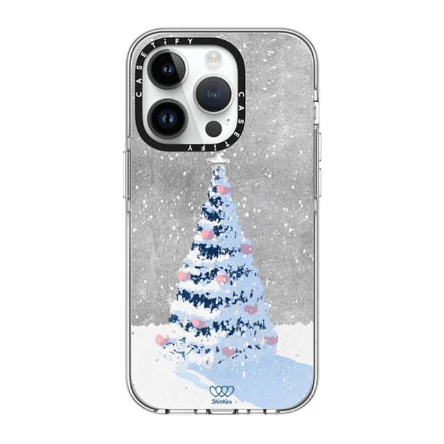 Shinkiru x CASETiFY iPhone 14 Pro ケース クリア クリア ケース MagSafe対応 Merry Christmas