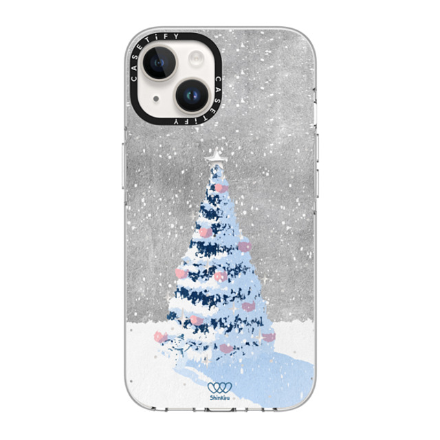 Shinkiru x CASETiFY iPhone 14 ケース クリア クリア ケース MagSafe対応 Merry Christmas