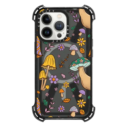 iPhone 13 Pro - Groovy Mushroom Pattern by Blooming Lau