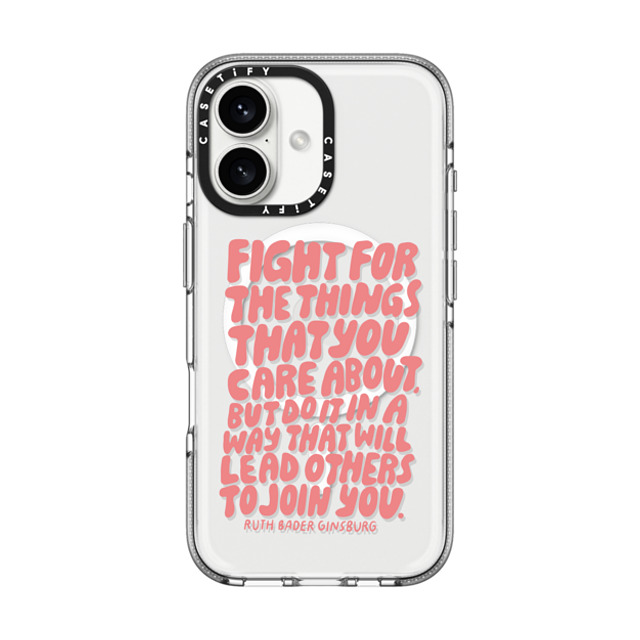 designlovefest x CASETiFY iPhone 16 ケース Quote,Typography クリア クリア ケース MagSafe対応 RBG Back to School designlovefest x CASETiFY iPhone 16 ケース Quote,Typography クリア クリア ケース MagSafe対応 RBG Back to School