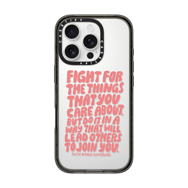 designlovefest x CASETiFY iPhone 16 Pro ケース Quote,Typography ブラック インパクトケース RBG Back to School designlovefest x CASETiFY iPhone 16 Pro ケース Quote,Typography ブラック インパクトケース RBG Back to School