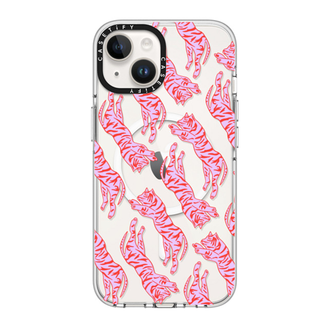 designlovefest x CASETiFY iPhone 14 Case Clear Clear Case MagSafe Compatible TIGERS designlovefest x CASETiFY iPhone 14 Case Clear Clear Case MagSafe Compatible TIGERS