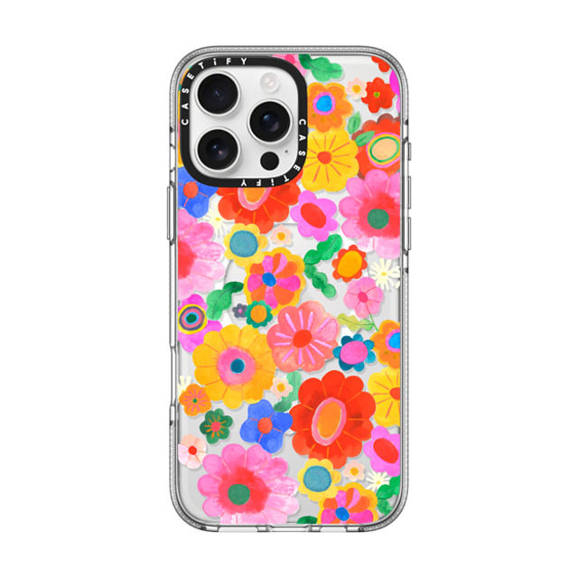Shannon Snow x CASETiFY iPhone 16 Pro Max ケース Pattern,Y2K クリア クリア ケース MagSafe対応 Groovy Florals by Shannon Snow Back to School Shannon Snow x CASETiFY iPhone 16 Pro Max ケース Pattern,Y2K クリア クリア ケース MagSafe対応 Groovy Florals by Shannon Snow Back to School