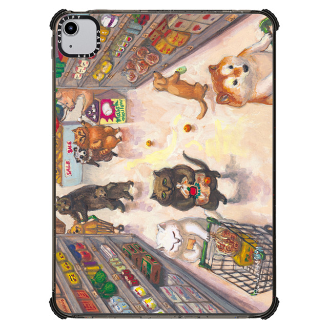 ReikoKAMANO x CASETiFY iPad Air (第4/5世代) Cat,Dog Black iPad インパクト ケース supermarket Mother's Day ReikoKAMANO x CASETiFY iPad Air (第4/5世代) Cat,Dog Black iPad インパクト ケース supermarket Mother's Day
