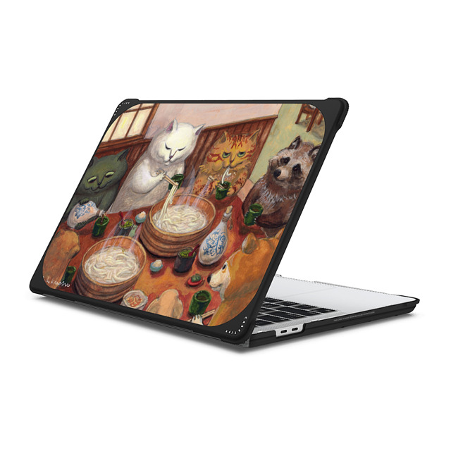 ReikoKAMANO x CASETiFY MacBook Pro 13-inch (M1 / M2 / Intel) Cat,Dog Black バウンス ケース kamaage udon Father's Day ReikoKAMANO x CASETiFY MacBook Pro 13-inch (M1 / M2 / Intel) Cat,Dog Black バウンス ケース kamaage udon Father's Day