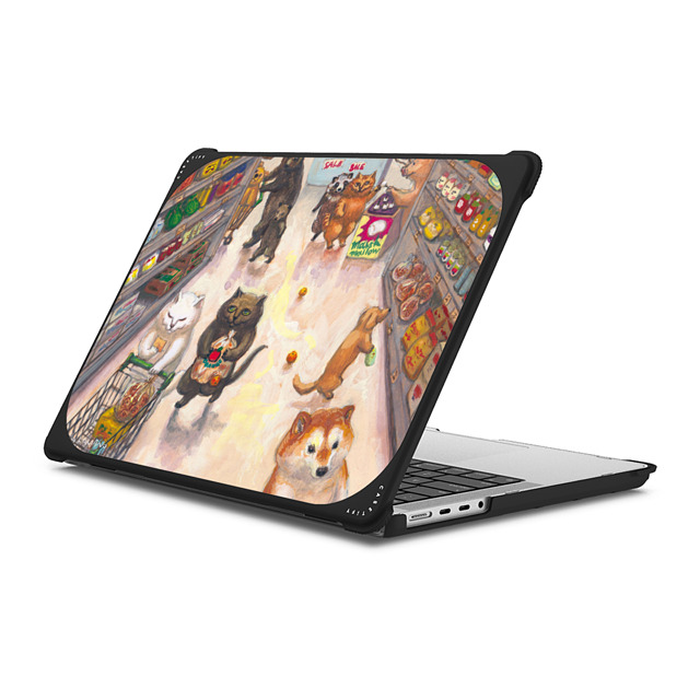 ReikoKAMANO x CASETiFY MacBook Pro 14-inch (M1 - M4) Cat,Dog ブラック バウンス ケース supermarket Back to School ReikoKAMANO x CASETiFY MacBook Pro 14-inch (M1 - M4) Cat,Dog ブラック バウンス ケース supermarket Back to School