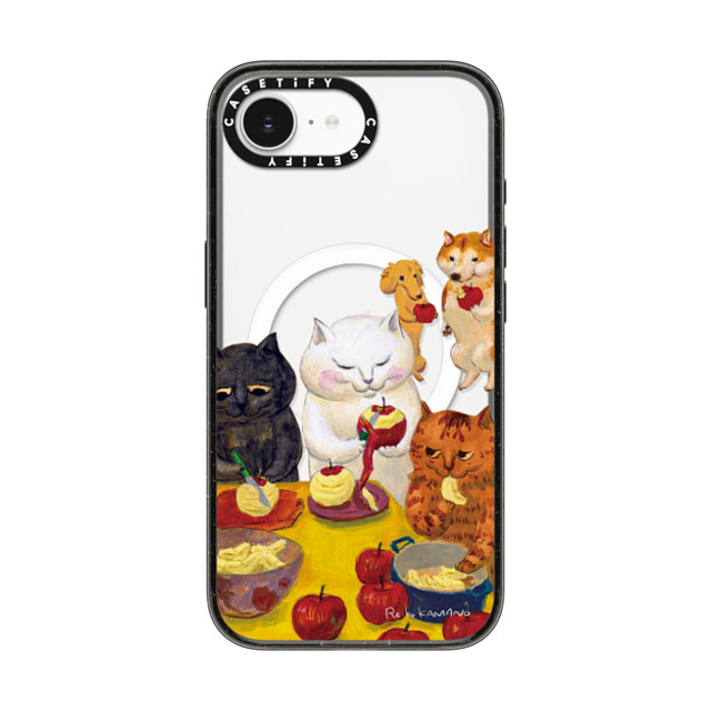 ReikoKAMANO x CASETiFY iPhone 16e ケース Cat,Animal ブラック インパクトケース MagSafe対応 preparing the tarte tatin Back to School ReikoKAMANO x CASETiFY iPhone 16e ケース Cat,Animal ブラック インパクトケース MagSafe対応 preparing the tarte tatin Back to School