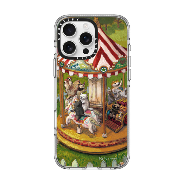 ReikoKAMANO x CASETiFY iPhone 16 Pro Max Case Cat,Dog Clear Clear Case MagSafe Compatible merry-go-round Father's Day ReikoKAMANO x CASETiFY iPhone 16 Pro Max Case Cat,Dog Clear Clear Case MagSafe Compatible merry-go-round Father's Day