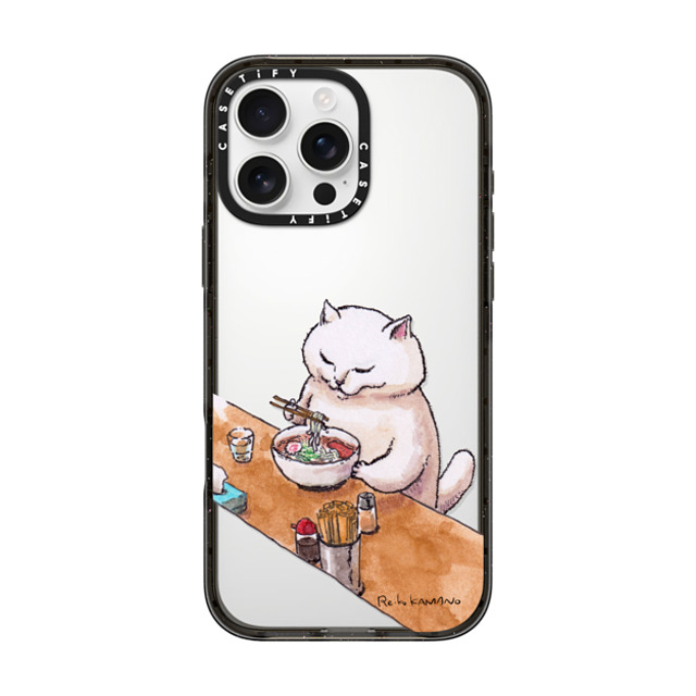 ReikoKAMANO x CASETiFY iPhone 16 Pro Max Case Cat,Animal Black Impact Case ramen Back to School ReikoKAMANO x CASETiFY iPhone 16 Pro Max Case Cat,Animal Black Impact Case ramen Back to School