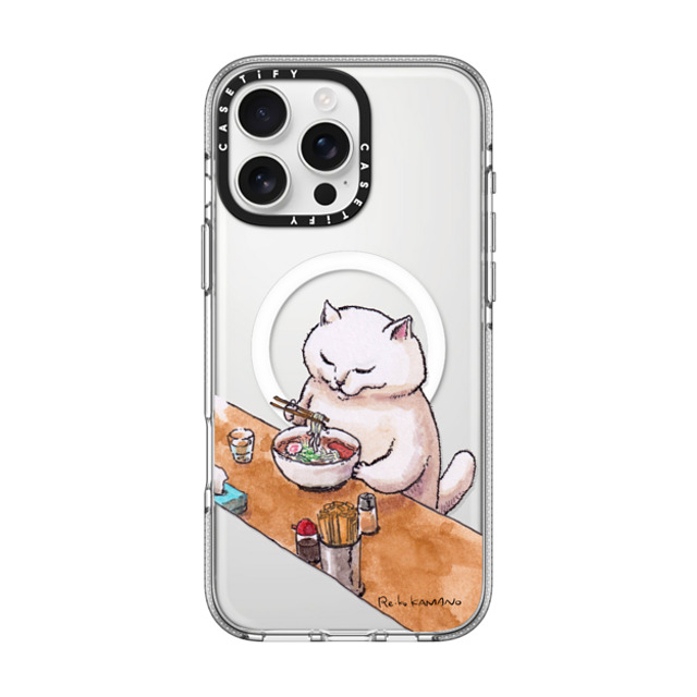 ReikoKAMANO x CASETiFY iPhone 16 Pro Max Case Cat,Animal Clear Clear Case MagSafe Compatible ramen Mother's Day ReikoKAMANO x CASETiFY iPhone 16 Pro Max Case Cat,Animal Clear Clear Case MagSafe Compatible ramen Mother's Day