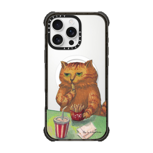 ReikoKAMANO x CASETiFY iPhone 16 Pro Max Case Cat,Animal Black ウルトラ インパクトケース MagSafe 対応 juice and potatoes Mother's Day ReikoKAMANO x CASETiFY iPhone 16 Pro Max Case Cat,Animal Black ウルトラ インパクトケース MagSafe 対応 juice and potatoes Mother's Day