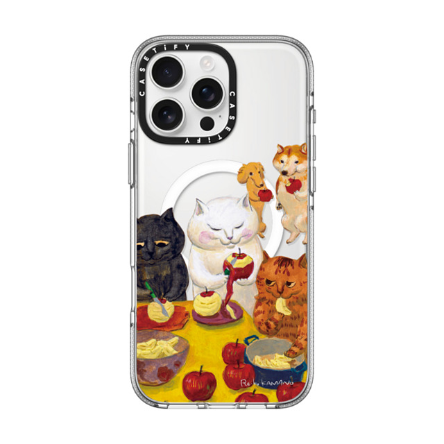 ReikoKAMANO x CASETiFY iPhone 16 Pro Max Case Cat,Animal クリア クリア ケース MagSafe対応 preparing the tarte tatin Back to School ReikoKAMANO x CASETiFY iPhone 16 Pro Max Case Cat,Animal クリア クリア ケース MagSafe対応 preparing the tarte tatin Back to School