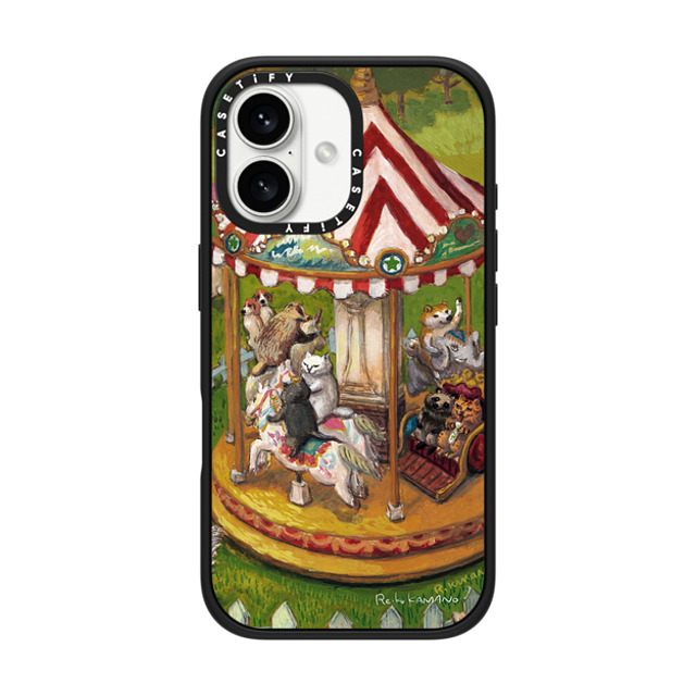 ReikoKAMANO x CASETiFY iPhone 16 ケース Cat,Dog マットブラック インパクトケース MagSafe対応 merry-go-round Father's Day ReikoKAMANO x CASETiFY iPhone 16 ケース Cat,Dog マットブラック インパクトケース MagSafe対応 merry-go-round Father's Day