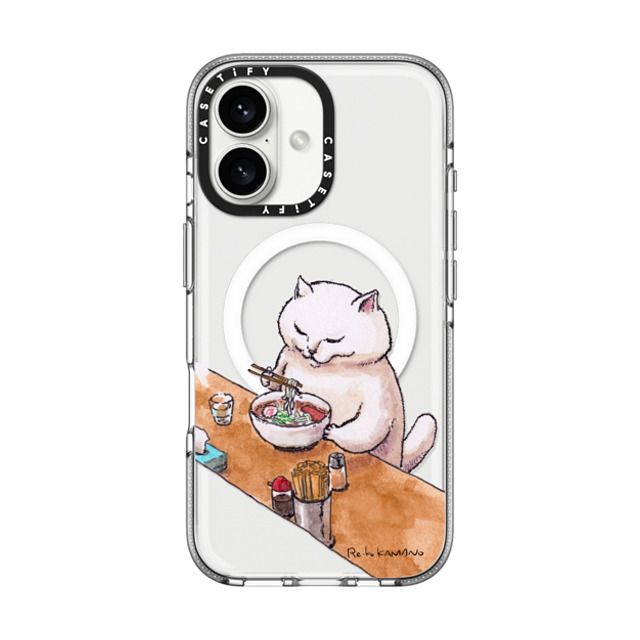 ReikoKAMANO x CASETiFY iPhone 16 ケース Cat,Animal クリア クリア ケース MagSafe対応 ramen Father's Day ReikoKAMANO x CASETiFY iPhone 16 ケース Cat,Animal クリア クリア ケース MagSafe対応 ramen Father's Day