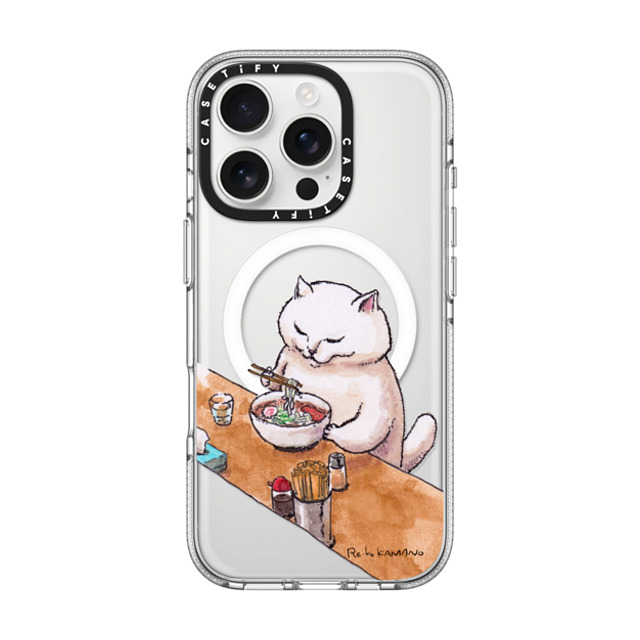 ReikoKAMANO x CASETiFY iPhone 16 Pro Case Cat,Animal Clear Clear Case MagSafe Compatible ramen Mother's Day ReikoKAMANO x CASETiFY iPhone 16 Pro Case Cat,Animal Clear Clear Case MagSafe Compatible ramen Mother's Day