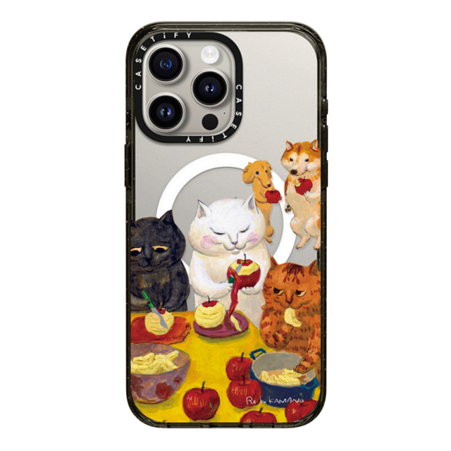 ReikoKAMANO x CASETiFY iPhone 15 Pro Max Case Cat,Animal Black Impact Case MagSafe Compatible preparing the tarte tatin Mother's Day ReikoKAMANO x CASETiFY iPhone 15 Pro Max Case Cat,Animal Black Impact Case MagSafe Compatible preparing the tarte tatin Mother's Day