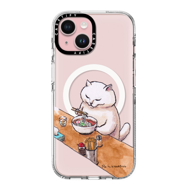 ReikoKAMANO x CASETiFY iPhone 15 Case Cat,Animal Clear Clear Case MagSafe Compatible ramen Mother's Day ReikoKAMANO x CASETiFY iPhone 15 Case Cat,Animal Clear Clear Case MagSafe Compatible ramen Mother's Day