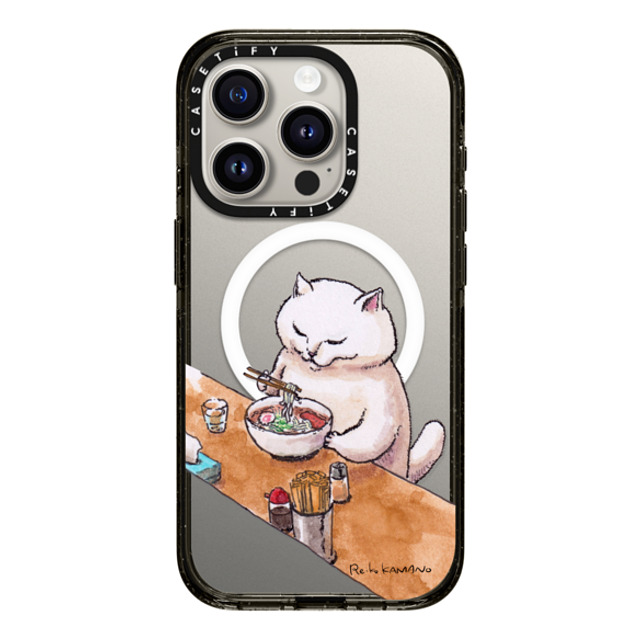 ReikoKAMANO x CASETiFY iPhone 15 Pro Case Cat,Animal Black Impact Case MagSafe Compatible ramen Back to School ReikoKAMANO x CASETiFY iPhone 15 Pro Case Cat,Animal Black Impact Case MagSafe Compatible ramen Back to School