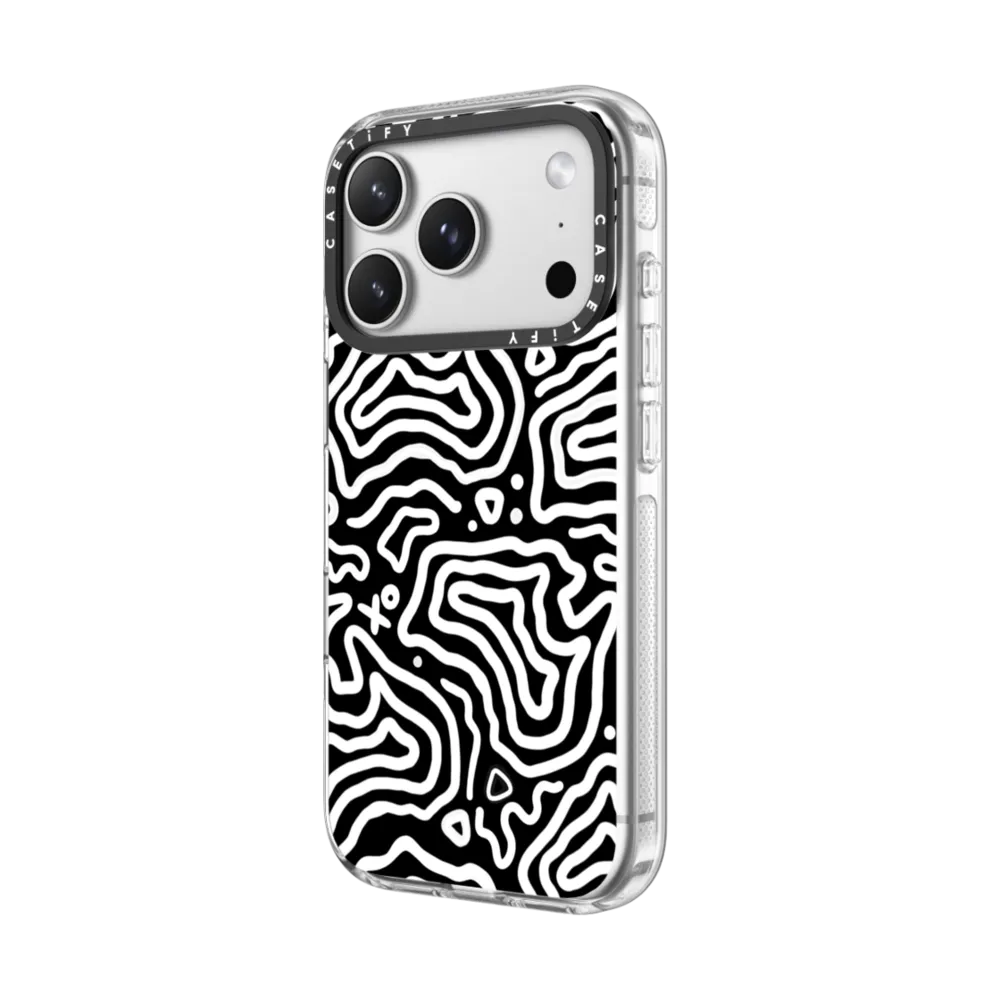 Impact Clear iPhone 17 Pro Max Case MagSafe Compatible - Country - Mono by Nungala Creative