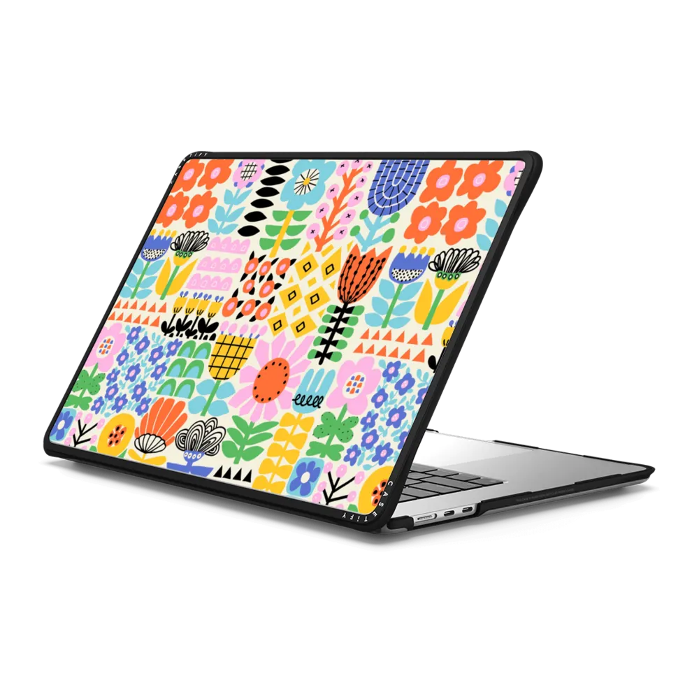 Impact MacBook Air 15-inch (M2 - M4) Case - Scandinavian Maximalist Florals by Sandra Hutter