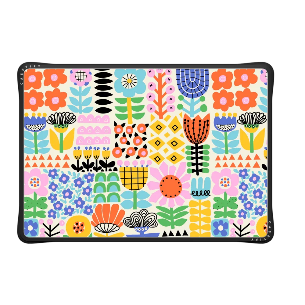 Impact MacBook Air 15-inch (M2 - M4) Case - Scandinavian Maximalist Florals by Sandra Hutter