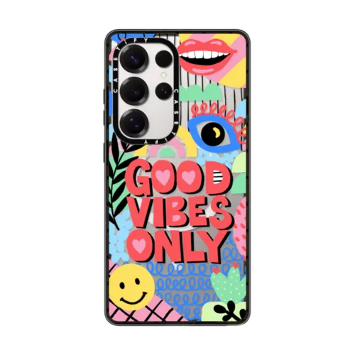 Galaxy S25 Ultra - Positivity Mindset Quote - Good Vibes Only - Positive Energy