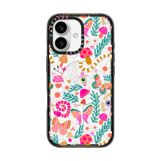 Sandra Hutter x CASETiFY iPhone 16 Case Snake Black Impact Case MagSafe Compatible Magic Witchcraft Mushrooms Snakes Magical Eye Pattern Back to School Sandra Hutter x CASETiFY iPhone 16 Case Snake Black Impact Case MagSafe Compatible Magic Witchcraft Mushrooms Snakes Magical Eye Pattern Back to School