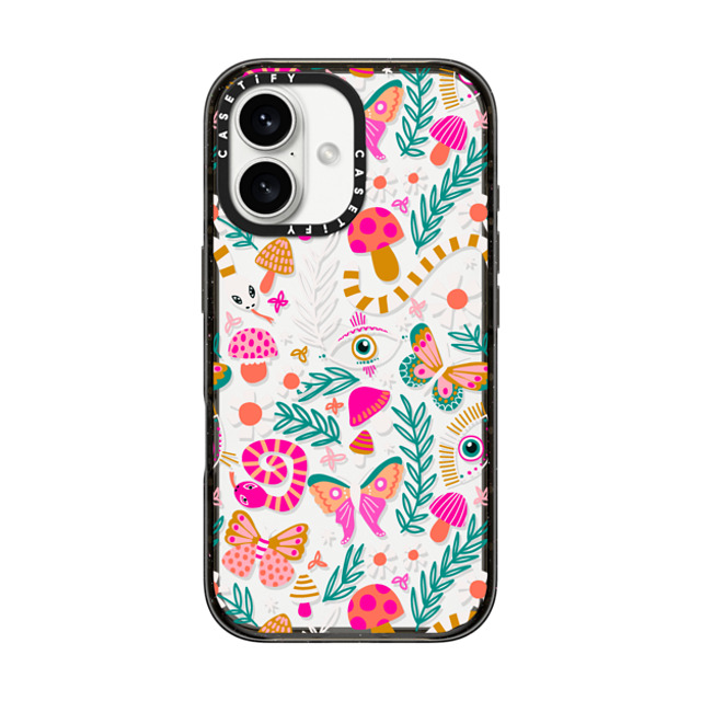Sandra Hutter x CASETiFY iPhone 16 Case Snake Black Impact Case Magic Witchcraft Mushrooms Snakes Magical Eye Pattern Back to School Sandra Hutter x CASETiFY iPhone 16 Case Snake Black Impact Case Magic Witchcraft Mushrooms Snakes Magical Eye Pattern Back to School