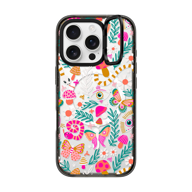 Sandra Hutter x CASETiFY iPhone 16 Pro Case Snake Black インパクトリングスタンドケース MagSafe対応 Magic Witchcraft Mushrooms Snakes Magical Eye Pattern Back to School Sandra Hutter x CASETiFY iPhone 16 Pro Case Snake Black インパクトリングスタンドケース MagSafe対応 Magic Witchcraft Mushrooms Snakes Magical Eye Pattern Back to School