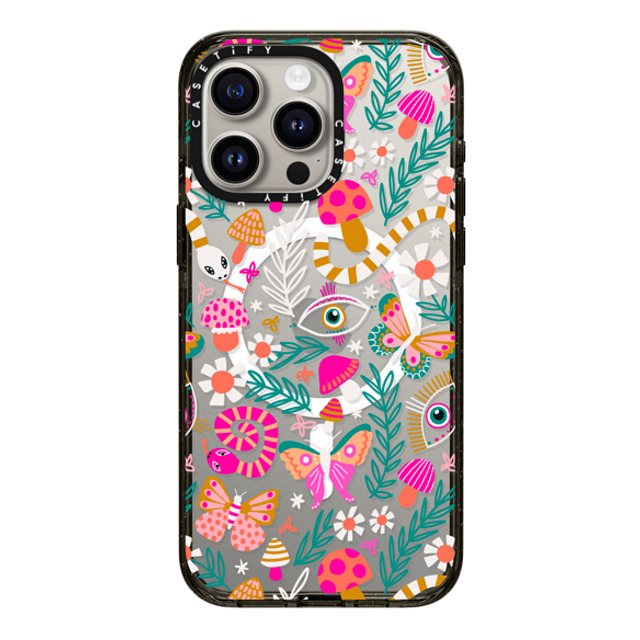 Sandra Hutter x CASETiFY iPhone 15 Pro Max Case Snake Black Impact Case MagSafe Compatible Magic Witchcraft Mushrooms Snakes Magical Eye Pattern Back to School Sandra Hutter x CASETiFY iPhone 15 Pro Max Case Snake Black Impact Case MagSafe Compatible Magic Witchcraft Mushrooms Snakes Magical Eye Pattern Back to School