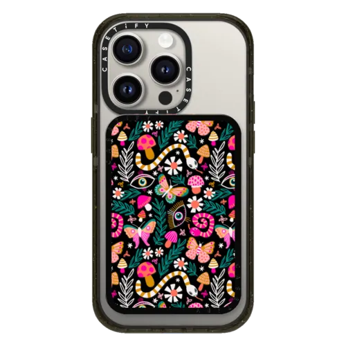 Snappy Cardholder Stand - Magic Witchcraft Mushrooms Snakes Magical Eye Pattern
