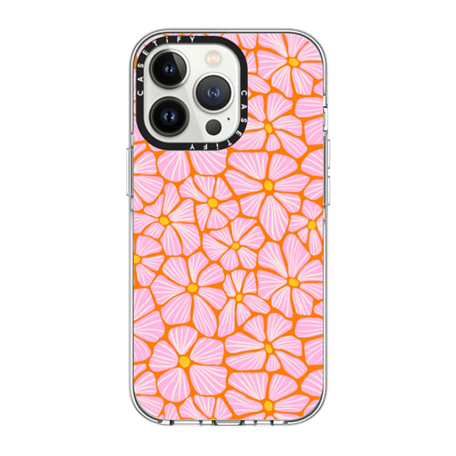 Sandra Hutter x CASETiFY iPhone 13 Pro ケース Floral,Nature クリア クリア ケース MagSafe対応 Mosaic Flowers by Sandra Hutter Mother's Day Sandra Hutter x CASETiFY iPhone 13 Pro ケース Floral,Nature クリア クリア ケース MagSafe対応 Mosaic Flowers by Sandra Hutter Mother's Day
