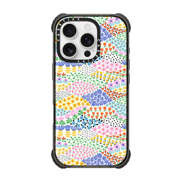 Sandra Hutter x CASETiFY iPhone 16 Pro Case Floral,Nature Black ウルトラ インパクトケース MagSafe 対応 Flower Meadow by Sandra Hutter Mother's Day Sandra Hutter x CASETiFY iPhone 16 Pro Case Floral,Nature Black ウルトラ インパクトケース MagSafe 対応 Flower Meadow by Sandra Hutter Mother's Day