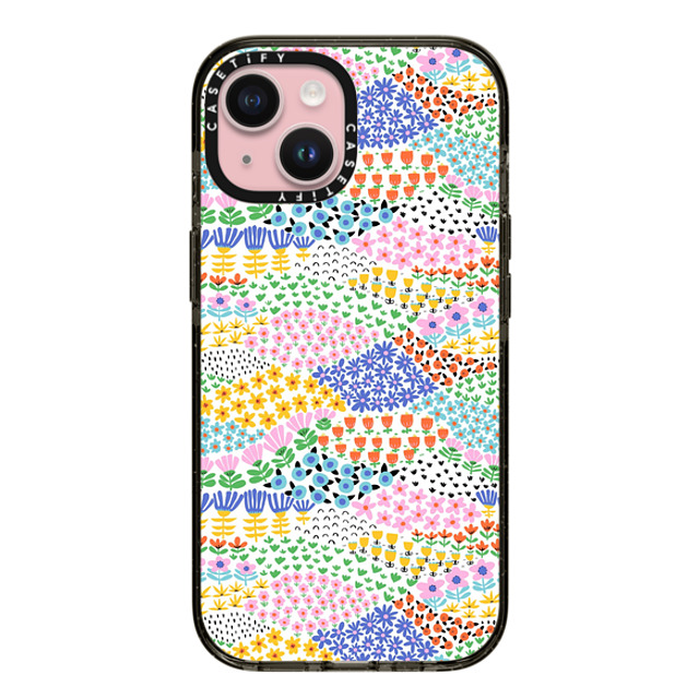 Sandra Hutter x CASETiFY iPhone 15 Case Floral,Nature Black Impact Case MagSafe Compatible Flower Meadow by Sandra Hutter Mother's Day Sandra Hutter x CASETiFY iPhone 15 Case Floral,Nature Black Impact Case MagSafe Compatible Flower Meadow by Sandra Hutter Mother's Day