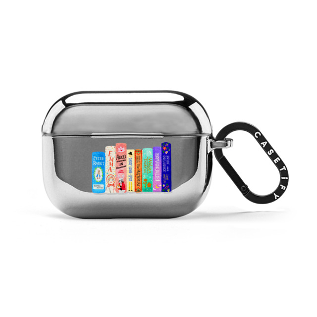 Skylar Kim x CASETiFY AirPods Pro 2 Y2K シルバー ミラー ケース Books for book lover Mother's Day Skylar Kim x CASETiFY AirPods Pro 2 Y2K シルバー ミラー ケース Books for book lover Mother's Day