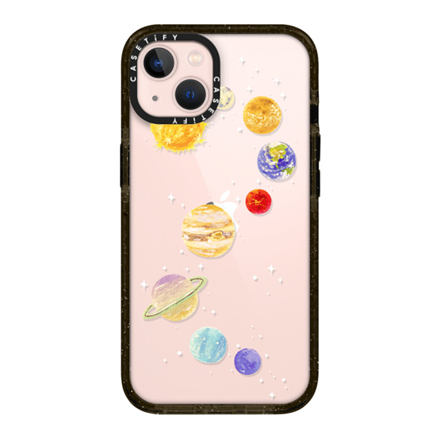 Skylar Kim x CASETiFY iPhone 13 ケース ブラック インパクトケース Solar System