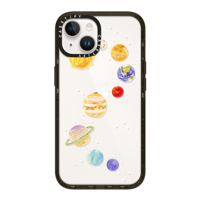 Skylar Kim x CASETiFY iPhone 14 ケース ブラック インパクトケース Solar System