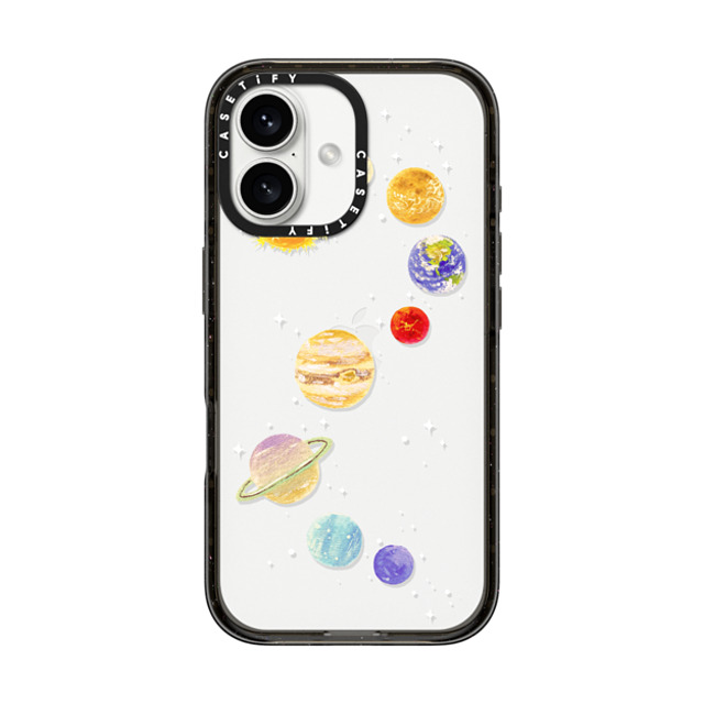 Skylar Kim x CASETiFY iPhone 16 ケース ブラック インパクトケース Solar System