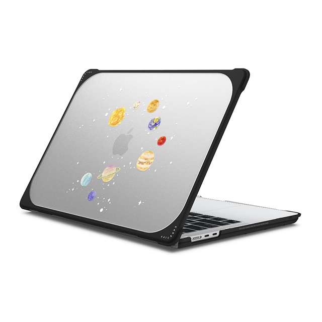 Skylar Kim x CASETiFY MacBook Air 13-inch (2022 / 2024) ブラック バウンス ケース Solar System (Macbook Case)