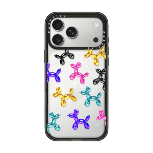iPhone 17 Pro Max - colorful artistic balloon dogs
