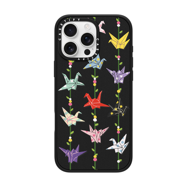 Skylar Kim x CASETiFY iPhone 16 Pro Max Case Animal,Y2K Matte Black Impact Case MagSafe Compatible Origami paper crane: good luck symbol Father's Day Skylar Kim x CASETiFY iPhone 16 Pro Max Case Animal,Y2K Matte Black Impact Case MagSafe Compatible Origami paper crane: good luck symbol Father's Day