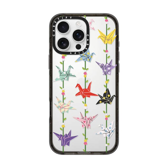 Skylar Kim x CASETiFY iPhone 16 Pro Max Case Animal,Y2K ブラック インパクトケース Origami paper crane: good luck symbol Mother's Day Skylar Kim x CASETiFY iPhone 16 Pro Max Case Animal,Y2K ブラック インパクトケース Origami paper crane: good luck symbol Mother's Day