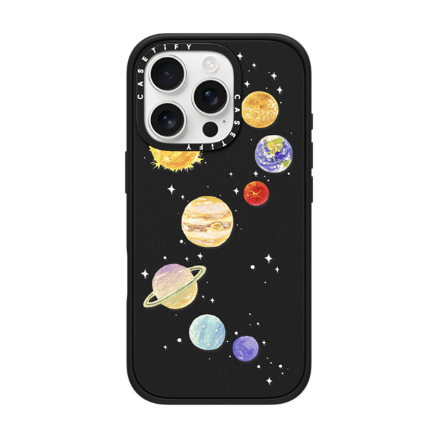 Skylar Kim x CASETiFY iPhone 16 Pro Case Space,Y2K マットブラック インパクトケース MagSafe対応 Solar system 3 Mother's Day Skylar Kim x CASETiFY iPhone 16 Pro Case Space,Y2K マットブラック インパクトケース MagSafe対応 Solar system 3 Mother's Day