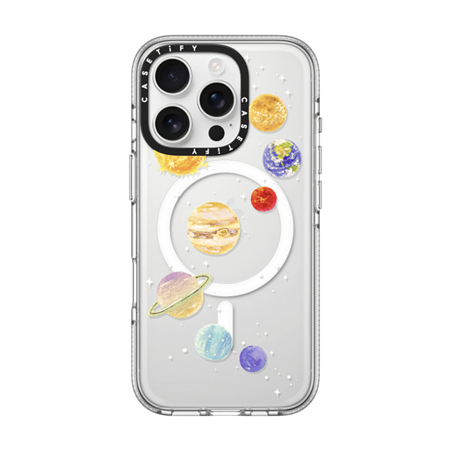 Skylar Kim x CASETiFY iPhone 16 Pro Case Space,Y2K クリア クリア ケース MagSafe対応 Solar system 3 Mother's Day Skylar Kim x CASETiFY iPhone 16 Pro Case Space,Y2K クリア クリア ケース MagSafe対応 Solar system 3 Mother's Day