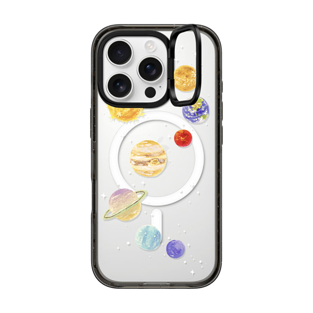 Skylar Kim x CASETiFY iPhone 16 Pro Case Space,Y2K Black インパクトリングスタンドケース MagSafe対応 Solar system 3 Mother's Day Skylar Kim x CASETiFY iPhone 16 Pro Case Space,Y2K Black インパクトリングスタンドケース MagSafe対応 Solar system 3 Mother's Day