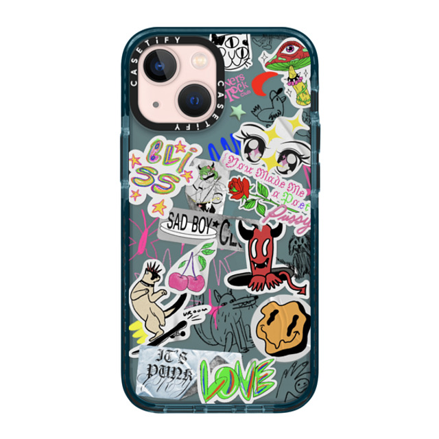 CASETiFY iPhone 13 Mini Case Pacific Blue Impact Case COOLLY DUMP - GELBOYS looke world CASETiFY iPhone 13 Mini Case Pacific Blue Impact Case COOLLY DUMP - GELBOYS looke world