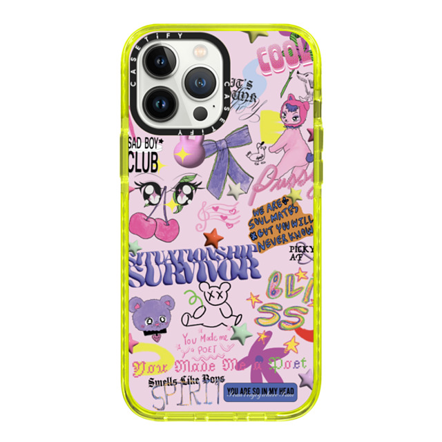 CASETiFY iPhone 13 Pro Max Case ネオン イエロー インパクトケース CUTIE DUMP - GELBOYS looke world Mother's Day CASETiFY iPhone 13 Pro Max Case ネオン イエロー インパクトケース CUTIE DUMP - GELBOYS looke world Mother's Day